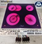 Whirlpool AKR105/IX Kochfeld Glaskeramik Kochfeld m.Schott Ceran� Fl�che.Edelstahl.Gepflegt 