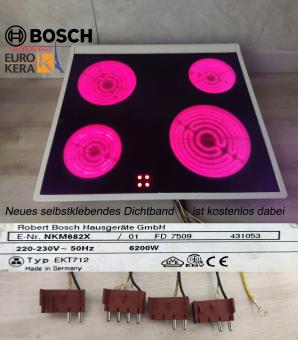 Bosch NKM682X/01 Kochfeld mit EuroKera Glaskeramik EKT712 Mit Gewhrleistung 