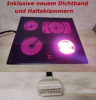 Miele KM 125 DB Halogen Kochfeld mit Schott Ceran Flche.Inkl. Gewhrleistung 