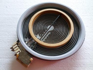 �23cm EGO 10.51214.074 HiLight Zweikreis Heizelement Strahlheizk�rper Heizung 