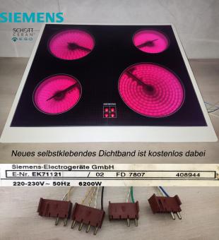 Siemens EKT7102 Kochfeld mit Schott Ceran Glaskeramik EK71121.Mit Gewhrleist. 