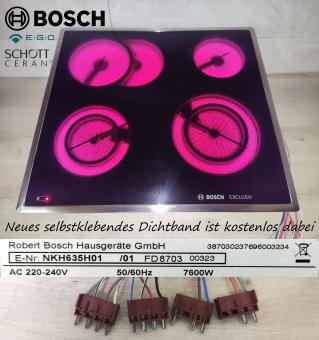 Bosch NKH635H01 Kochfeld m.Schott Ceran Glaskeramik HTEK73 M.Gewhrleistung 