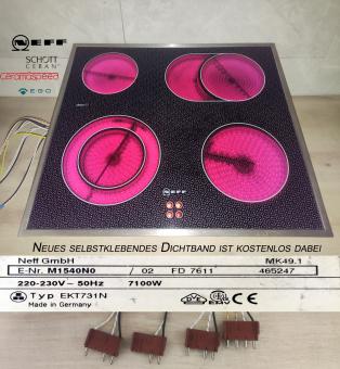 Neff M1540N0 Kochfeld m. Schott Ceran Glaskeramik.EKT731N.Mit Gewhrleistung 