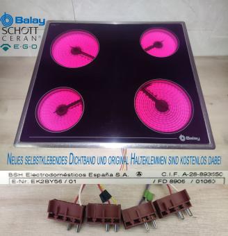 BSH Kochfeld Balay EK2BY56/01 mit Schott Ceran Glaskeramik.Mit Gewhrleistung 
