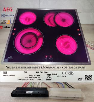 AEG Electrolux 55CAD55ZO Kochfeld mit EuroKera Glaskeramik.6132 M-mn. 