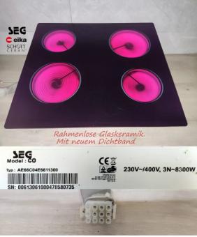 SEG AD66C04E6611300 Kochfeld m. Schott Ceran Glaskeramik.M. Gewhrleistung 