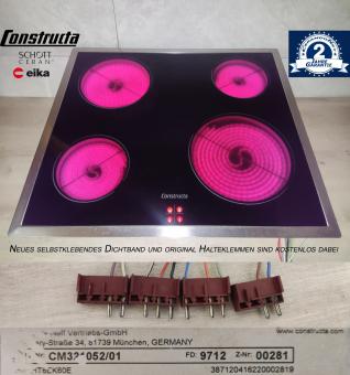 Constructa CM321052 Kochfeld M.Schott Ceran Glaskeramik.HT6EK60E. Mit Garantie. 