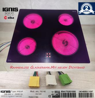 Ignis AKL702 NE Kochfeld m. Schott Ceran Glaskeramik .Mit 2Jahren Garantie 