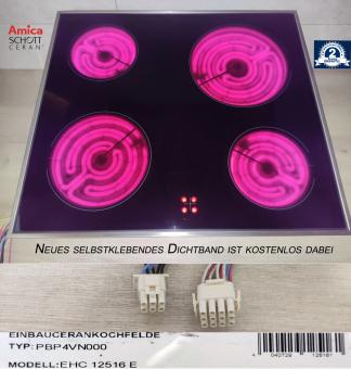 Amica PBP4VN000 (PG4VN) Kochfeld mit Schott Ceran Glaskeramik & 2J. Garantie 