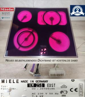 Miele KM258 EDST Kochfeld mit Schott Ceran Glaskeramik.Inkl. 2 Jahre Garantie 