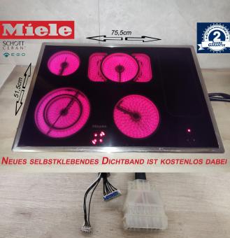 Miele KM243 EDST 75,5cm Kochfeld mit Schott Ceran Glaskeramik. 2Jahre Garantie 