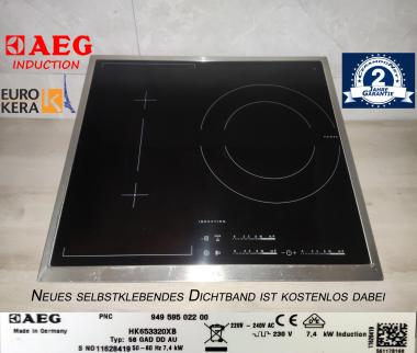 AEG HK653320XB Autark Induktion Kochfeld m. Schott Ceran Flche und GARANTIE 