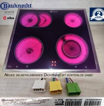 Bauknecht ECV6640 m. Schott Ceran Glaskeramik hnl.  ECV3460.Mit 2Jahren Garantie 