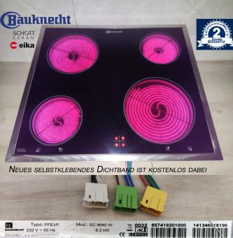 Bauknecht EC6640 IN Kochfeld m. Schott Ceran Glaskeramik. hnl. Privileg PCTHR 6040 