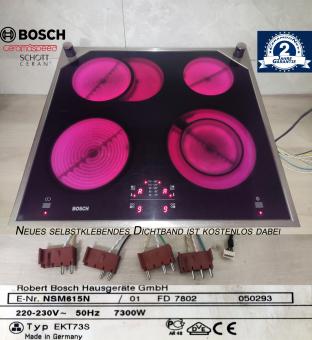 Bosch EKT73S Kochfeld mit Schott Ceran Glaskeramik NSM615N 2J Garantie 