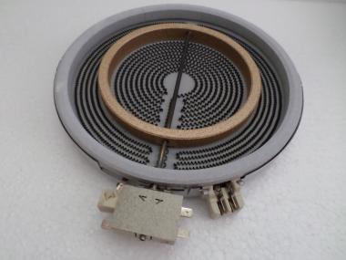 23cm EGO 10.51211.422  Zweikreis Heizelement  HiLight Strahlheizkrper Heizung 