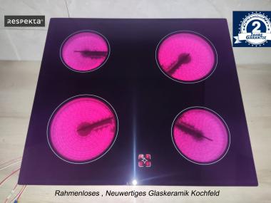 Top respekta BASIC KM2201 Frameless HiLight Kochfeld & 2Jahren Garantie 