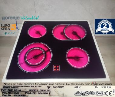 Gepflegtes Privileg Gorenje SKP621-4 Kochfeld HiLight Wei Mit 2J Garantie 