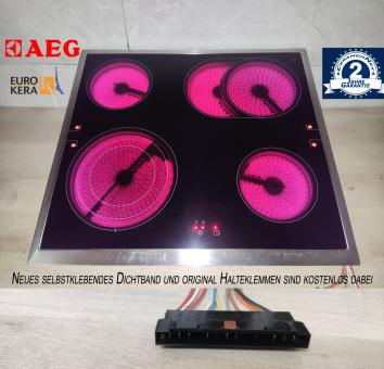 AEG HE604070XB Kochfeld m.EuroKera Glaskeramik 58CAD55ZO.2Jahre Garantie 