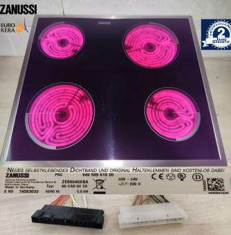 TipTop Zanussi ZES6040XBA Glaskeramik Kochfeld. 7Takt 60CAD02ZO 2J. Garantie 