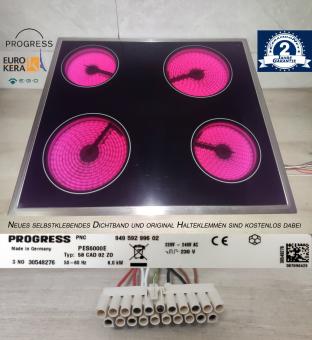PROGRESS PES6000E Kochfeld m.EuroKera Glaskeramik 58CAD02ZO . 2Jahre GARANTIE 