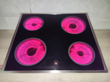 7Takt Zanussi Kochfeld ZK64X mit EuroKera Glaskeramik. 