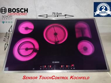 Bosch PKC845E01 Autark TouchControl Sensor Kochfeld m. Schott Ceran Glaskeramik 