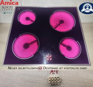 Amica PG4VQ033 Kochfeld mit Schott Ceran� Glaskeramik & 2 Jahren Garantie 