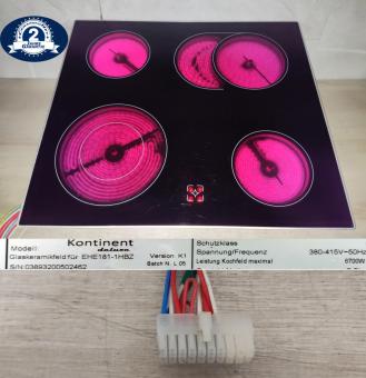Kontinent EHE181-1HBZ Glaskeramik Kochfeld = Exquisit 2Jahre Garantie 