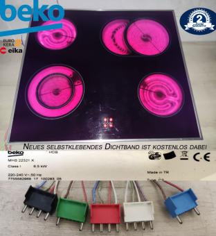 Beko MHS 22321 X Kochfeld mit Schott Ceran� Glaskeramik.Mit 2J. Garantie 