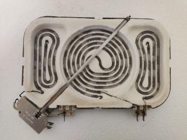 EGO 10.84561.02 Br�terzone Strahlheizk�rper 26,5cm x 16,5cm Kochfeld Heizung 