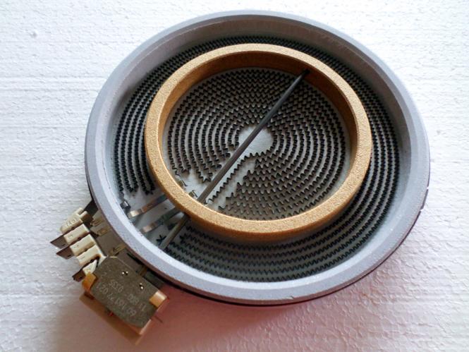 �23cm EGO 10.51214.074 HiLight Zweikreis Heizelement Strahlheizk�rper Heizung 