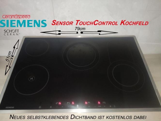 Siemens ETT7874 Autark TouchControl Sensor Kochfeld m. Schott Ceran� Glaskeramik 