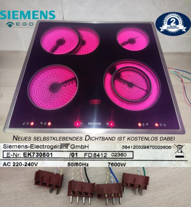 Siemens EK730501 HiLight Kochfeld mit Schott Ceran� Glaskeramik HTEK73.GARANTIE 