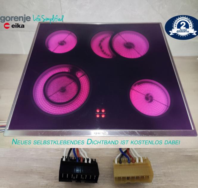 Gorenje ECD643X HiLight Glaskeramik Kochfeld BR6AC-C1 Edelstahl 2Jahre Garantie 